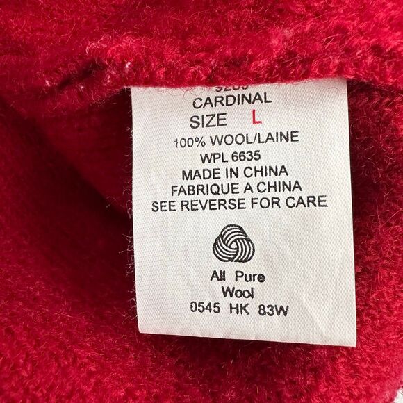 Woolrich Boiled Felted Wool Red Large Vest - Picture 6 of 7